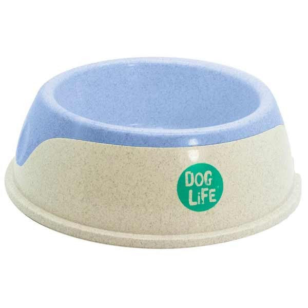 Dog Life Double Bowl | Wheat Straw Dog Food & Water Bowls | 2 Sizes