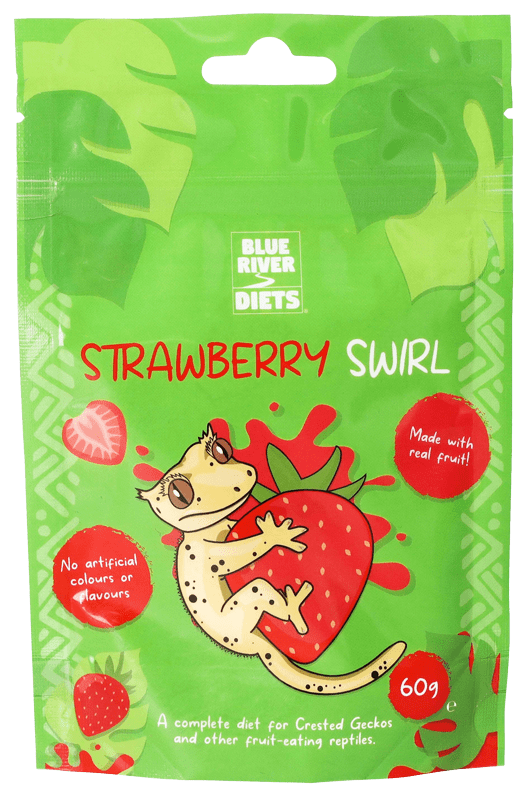 Blue River Strawberry Swirl Gecko Food | Complete Fruit Based Diet