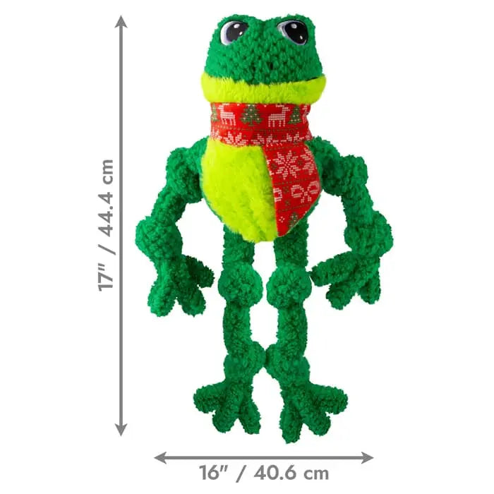KONG Holiday Knots Frog | 2025 XL Christmas Dog Toy