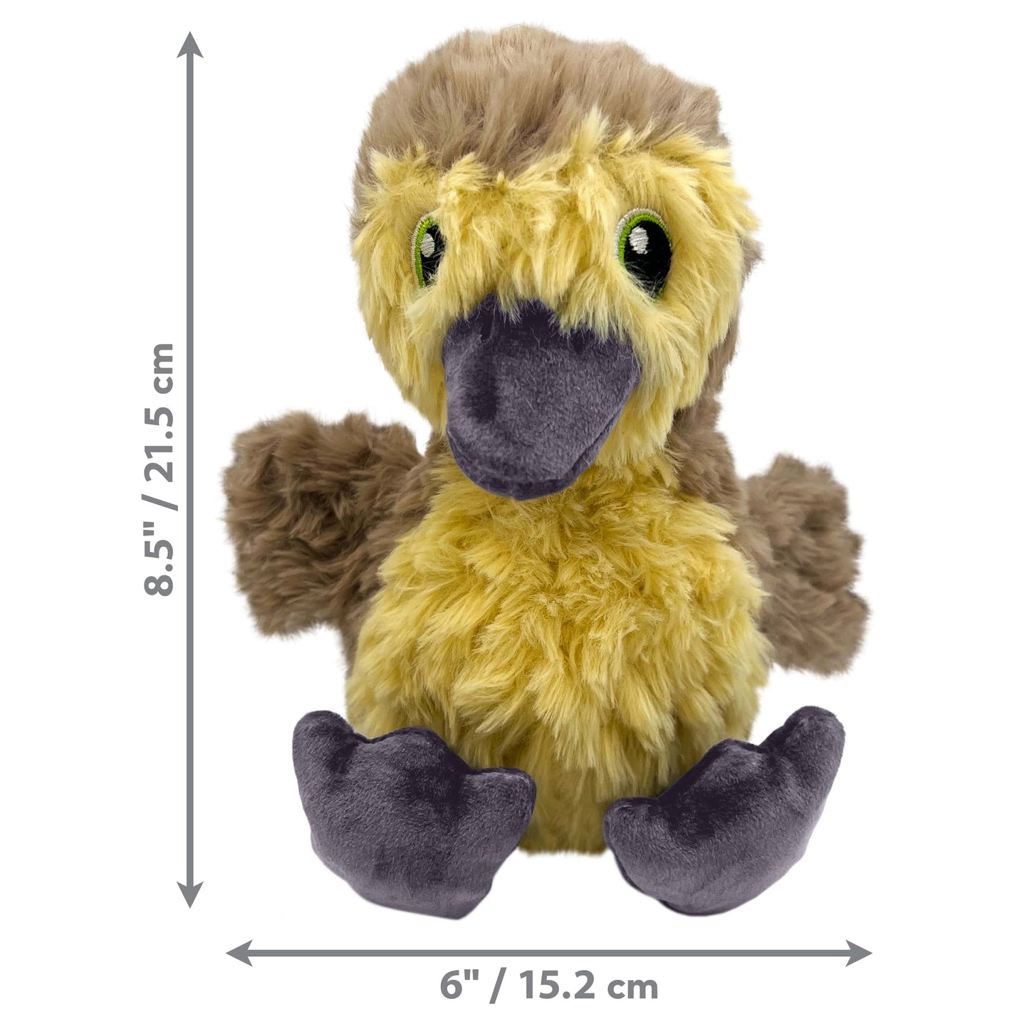 KONG Comfort Tykes Gosling, Cow & Goat Designs Available | Soft Toy for Small Dogs