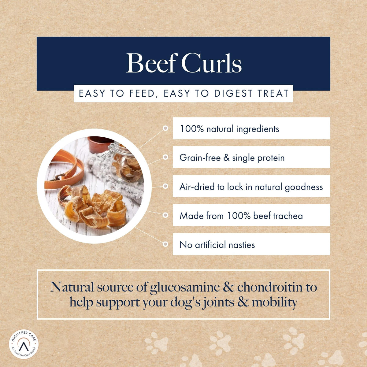 Hollings Curls for Dogs 🐮 100% Natural Beef Treats