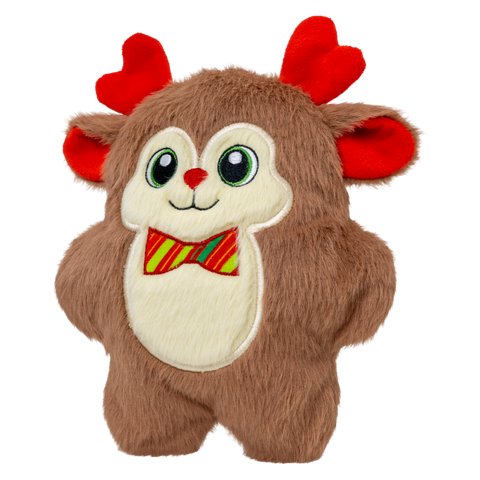 KONG Holiday Snuzzle Bow Tie Reindeer 🦌 Christmas Dog Toy