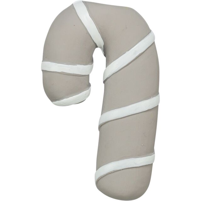 Christmas dog toy grey candy cane 