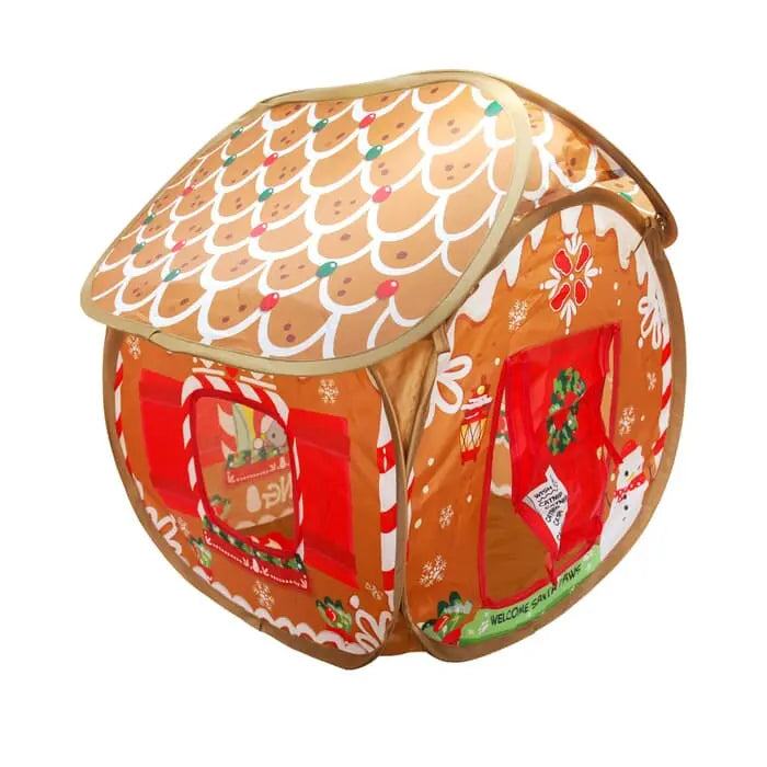 KONG Cat Play Spaces Christmas Gingerbread House