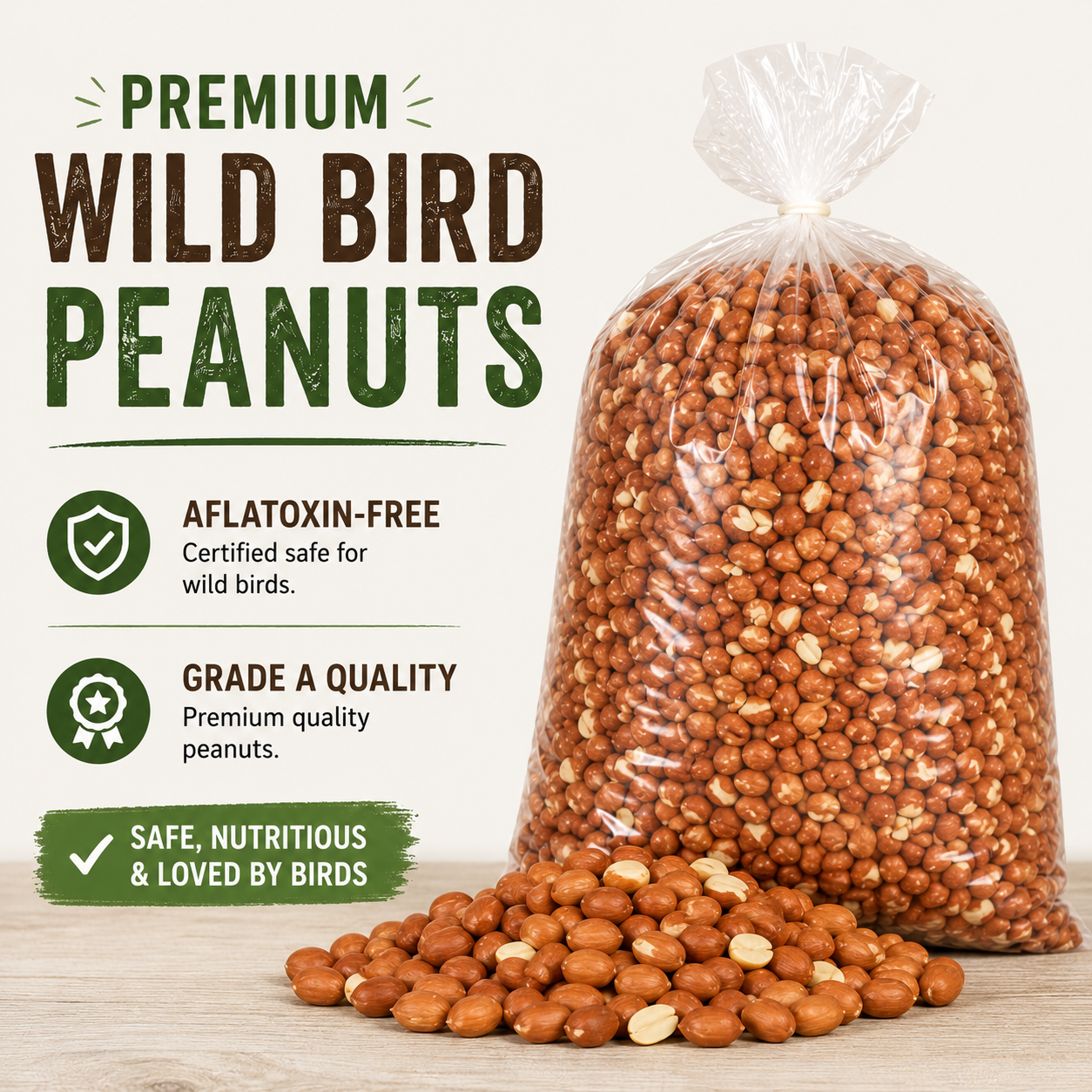 Heatherlea | Wild Bird Feeding | High Quality Peanuts