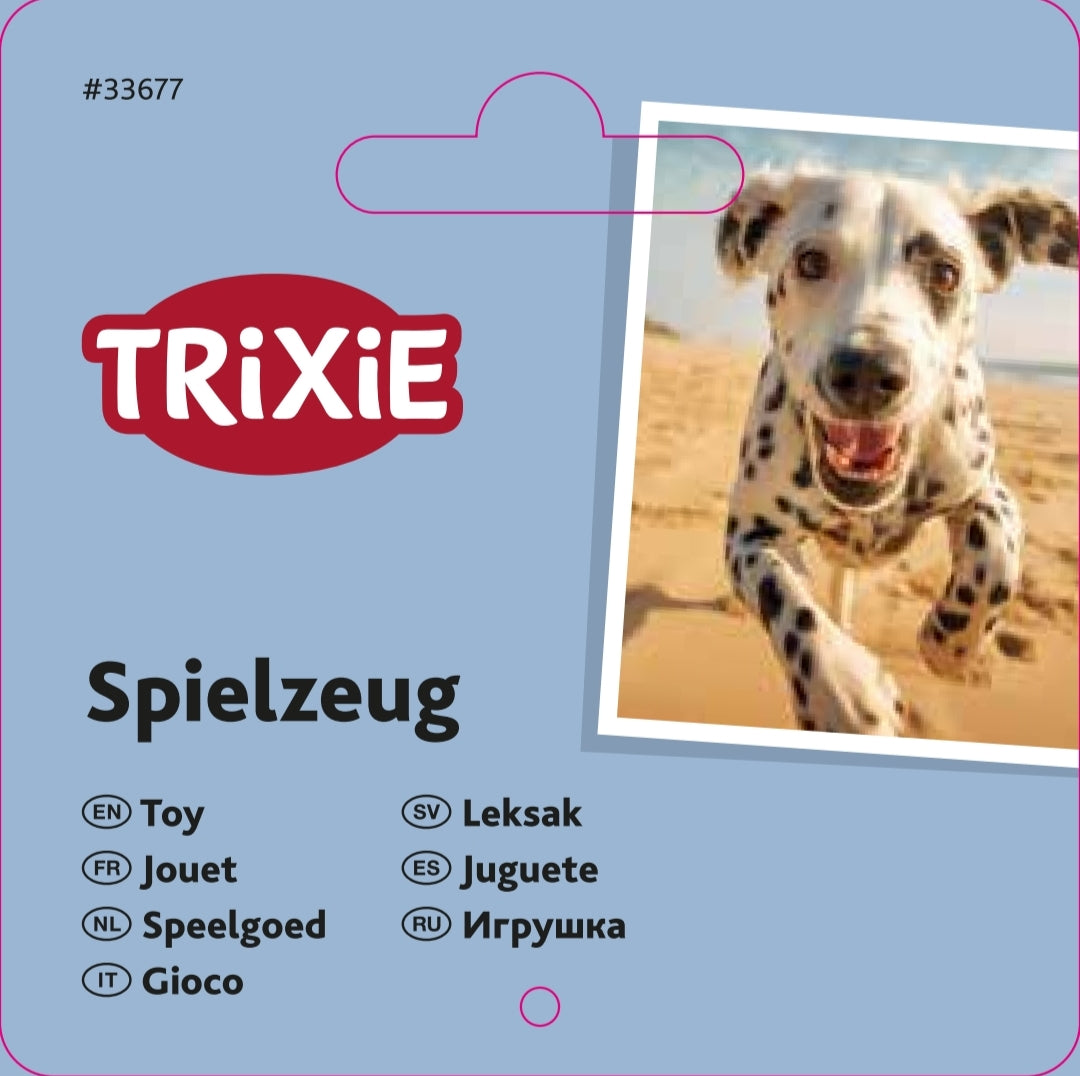 Trixie TPR Fetch Ball with Squeak | Dog Toy