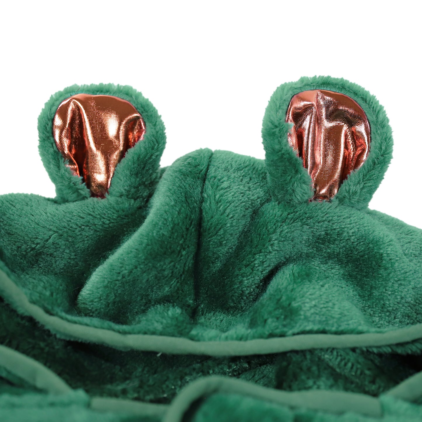 Dog green teddy bear drying robe towel