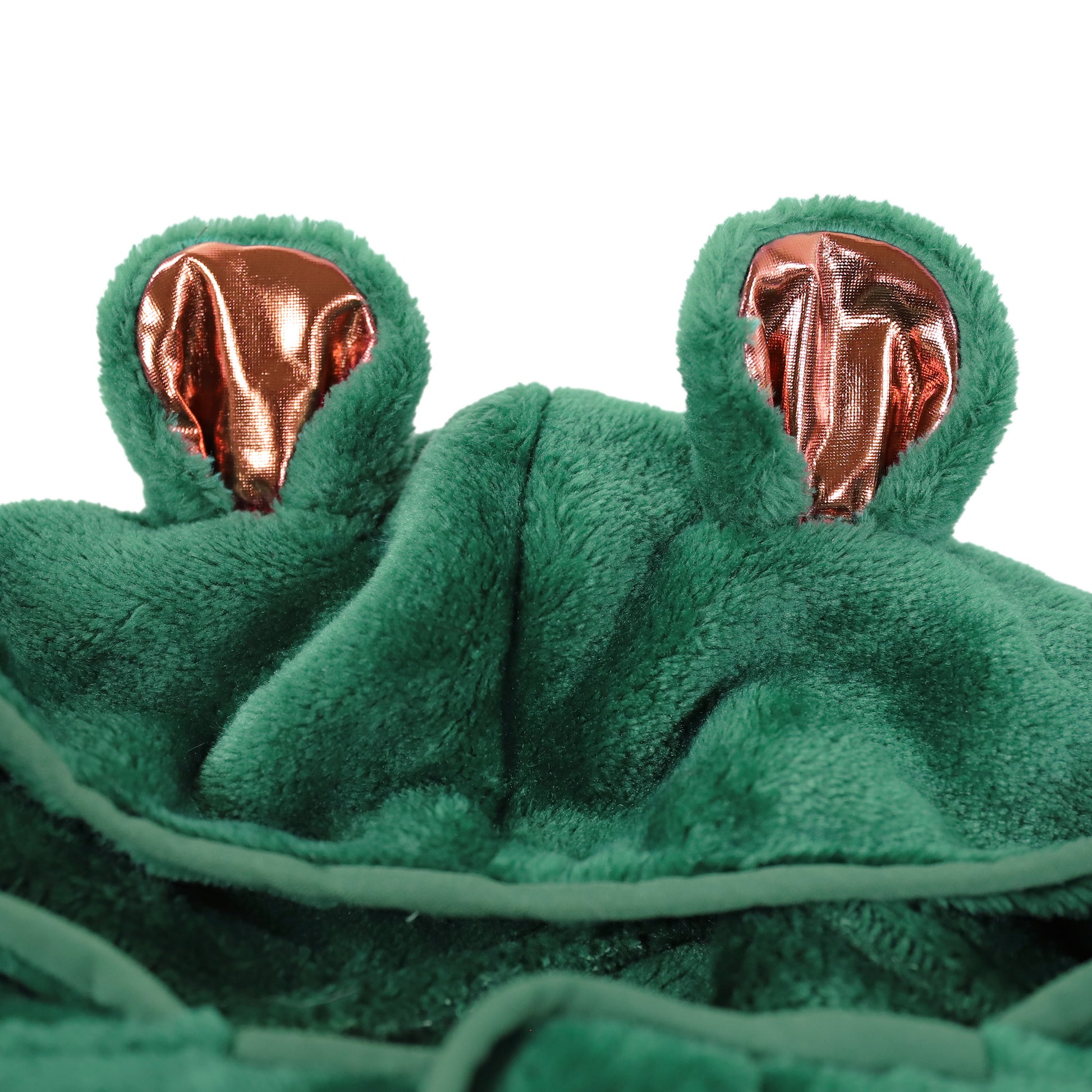 Dog green teddy bear drying robe towel