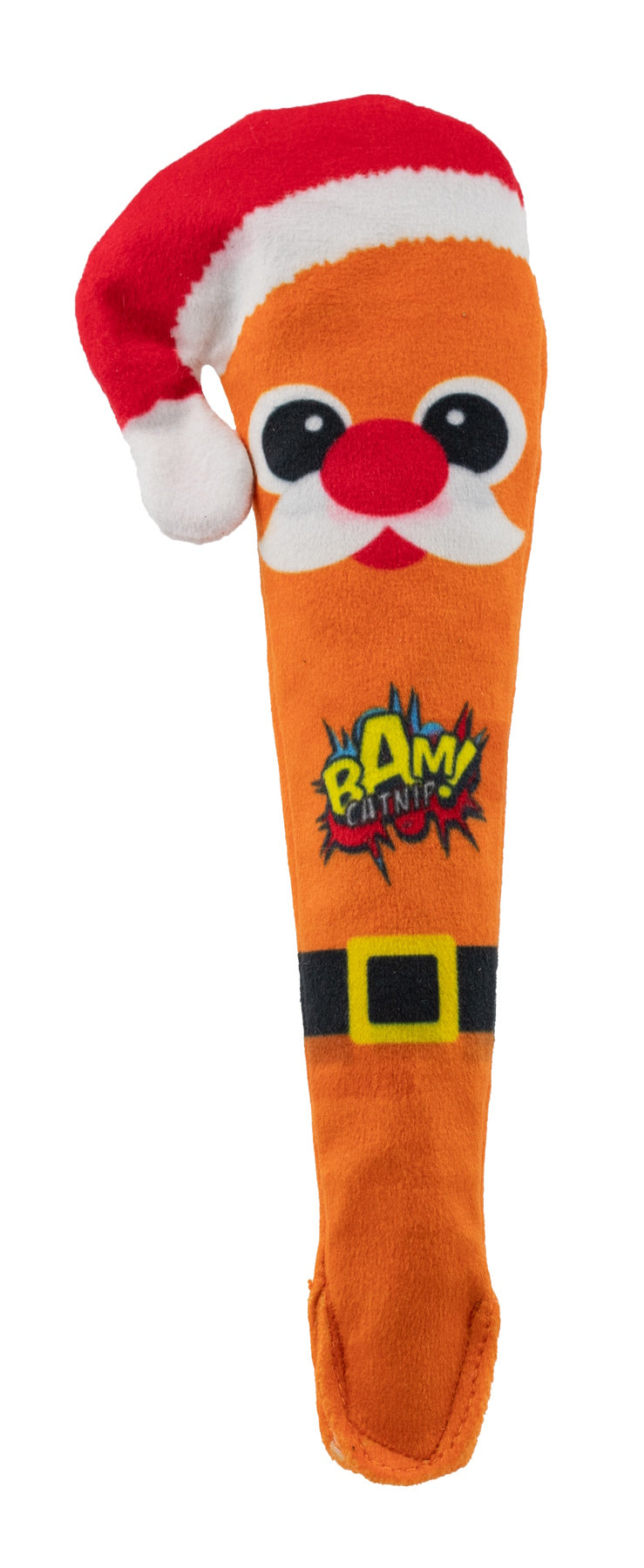 BAM! Santa Carrot Kicker 🧑‍🎄 Christmas Catnip Toy by James & Steel