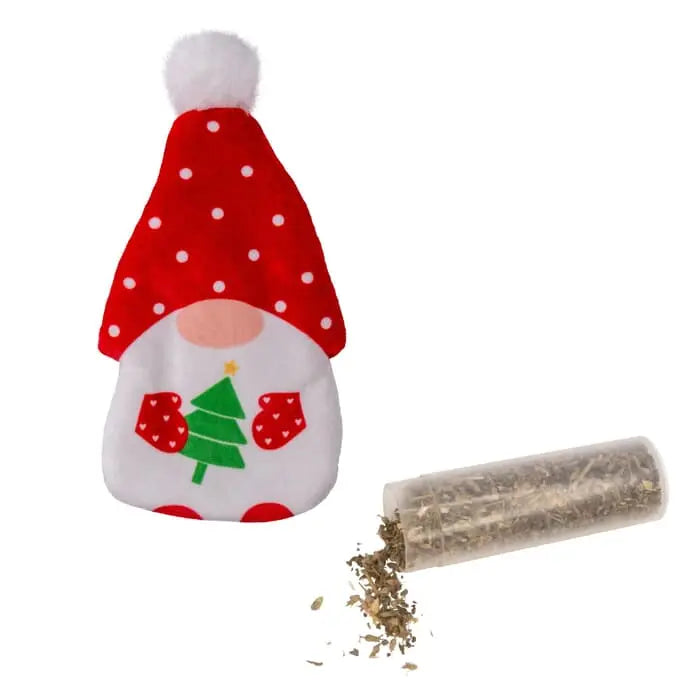 KONG Refillables Christmas Cat Toy Gnome Catnip 