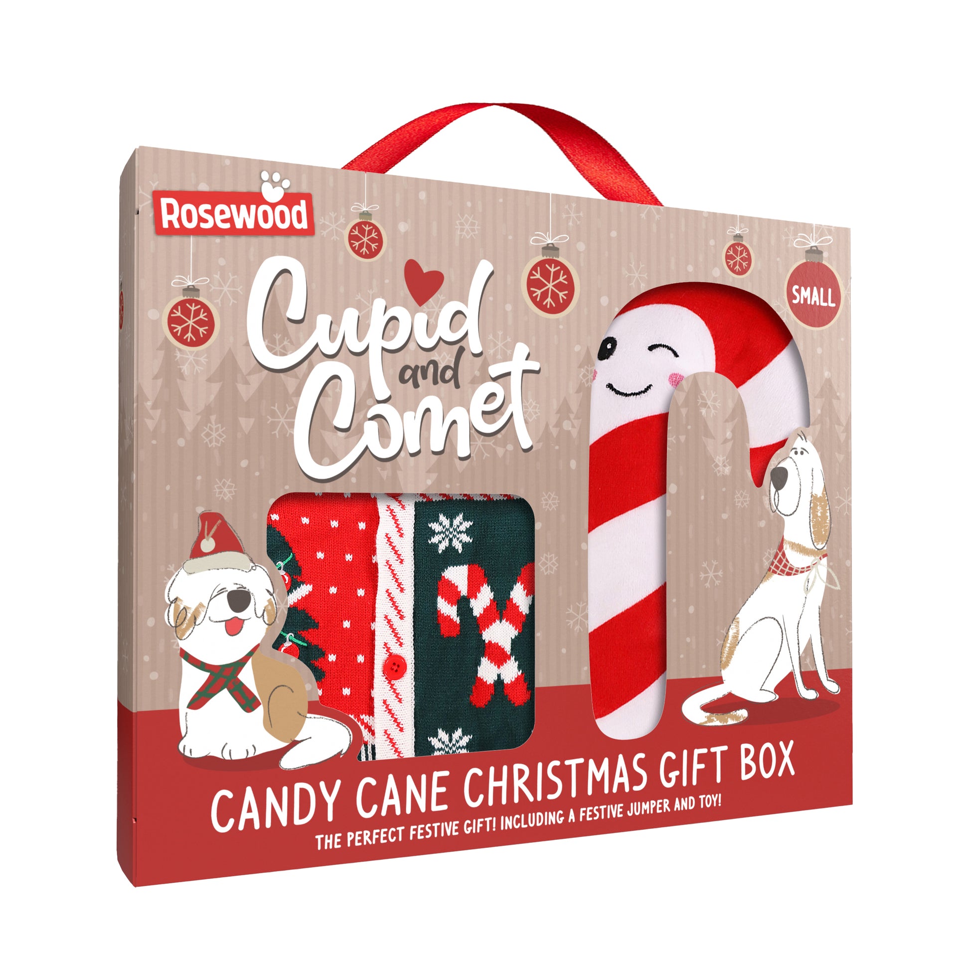 Dog Christmas jumper and toy pack