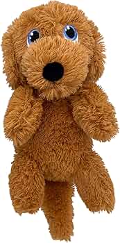 KONG Comfort Goldie | Plush Squeaky Dog Toy