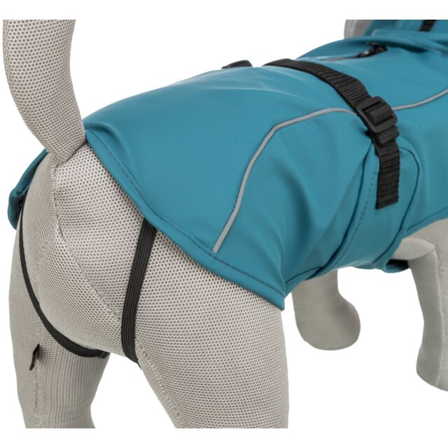 Trixie Petrol Vimy Rain Coat | Dog Weatherproof Clothing