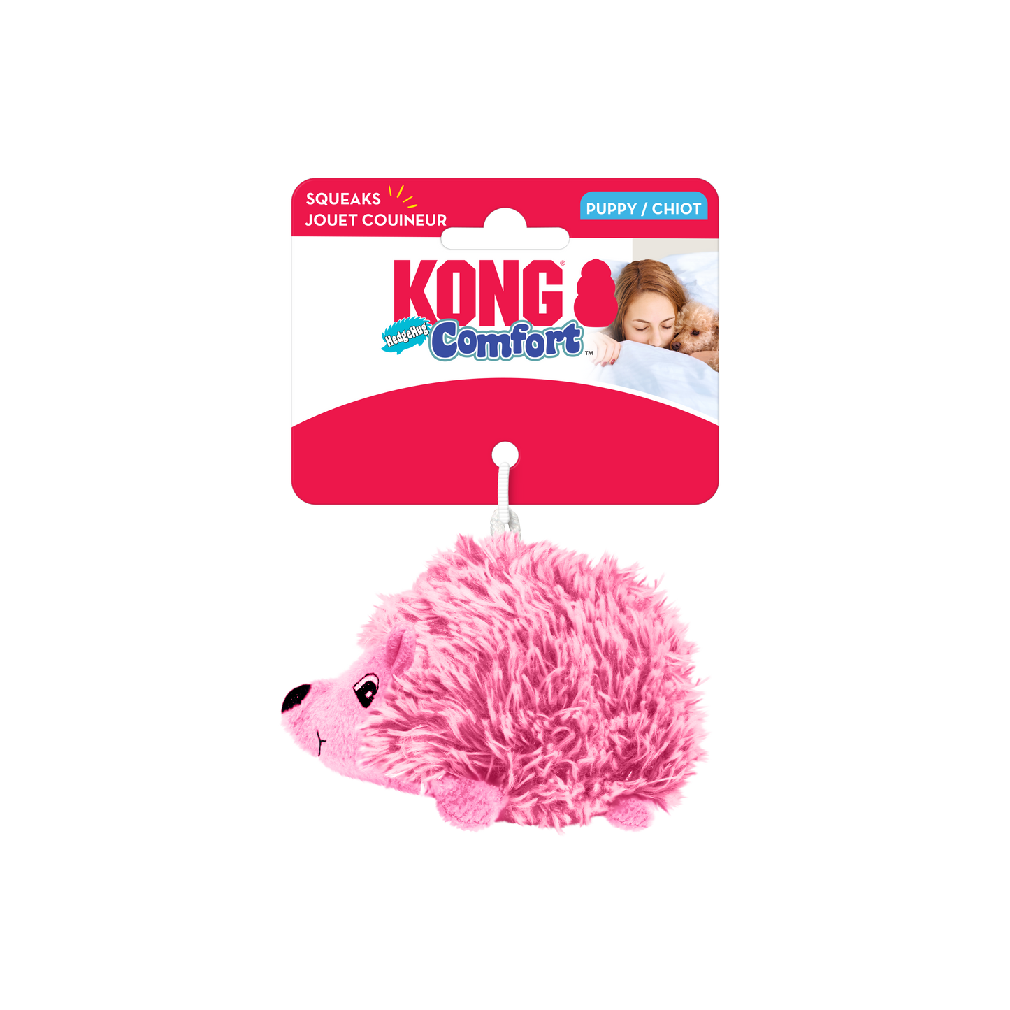 KONG Comfort | Puppy Hedgehog Comforter | Soft Dog Toy