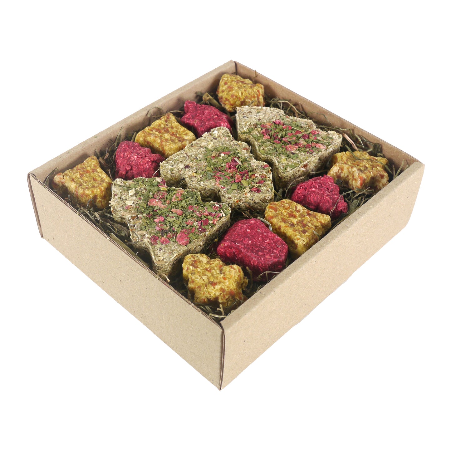 Rosewood Naturals Festive Cookies Forage Tray | Small Pet Christmas Treats