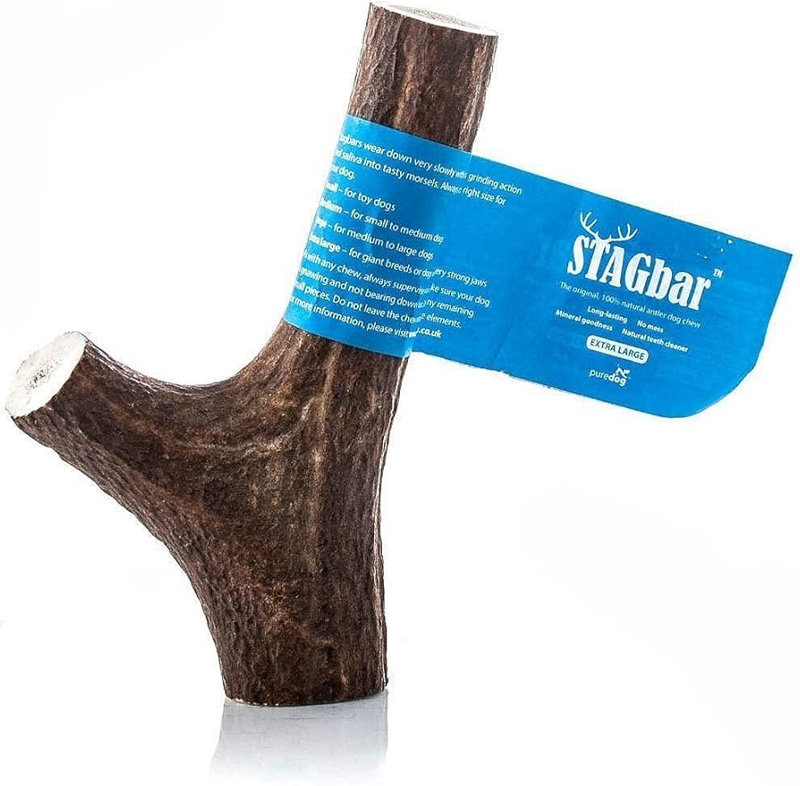 Stagbar Deer Antler Bone 🦌 Natural Dog Chew