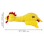 KONG Scruffs Chicken | Long-Neck Plush Squeaky Dog Toy
