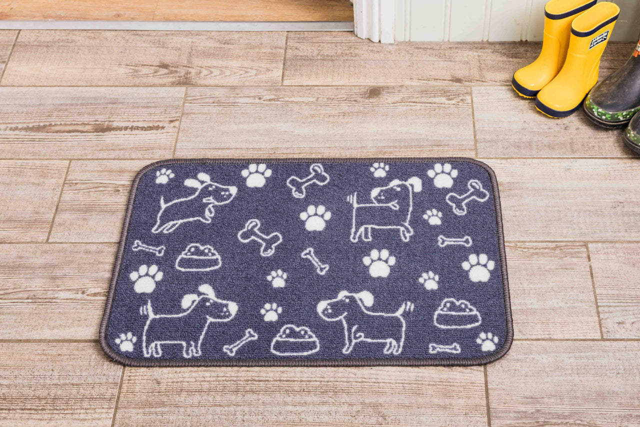 Dinner Mate Absorbent Food & Water Bowl Mat by Pet Rebellion