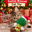 Festive Broccoli 🥦 Cat Toy by Happy Pet
