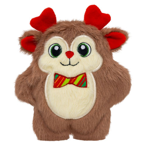 KONG Holiday Snuzzle Bow Tie Reindeer 🦌 Christmas Dog Toy