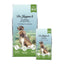 Two packages of Dr. Jayne's Supreme Nutrition dog food for working and sporting dogs on a white background.