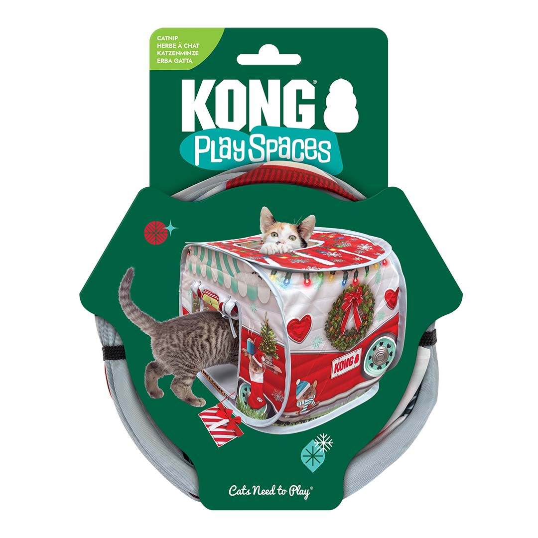 KONG Holiday Play Spaces Camper 🎄 Christmas Cat Toy