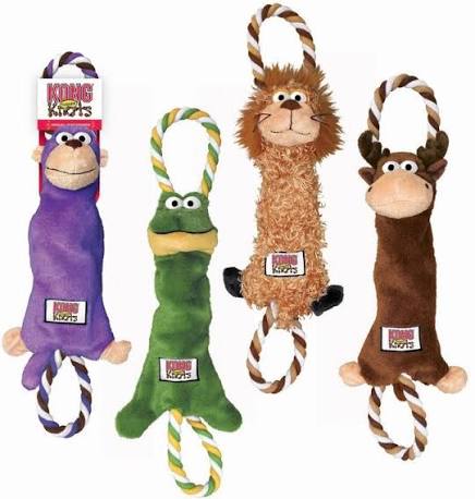KONG Tugger Knots | Rope & Plush Tug Dog Toy