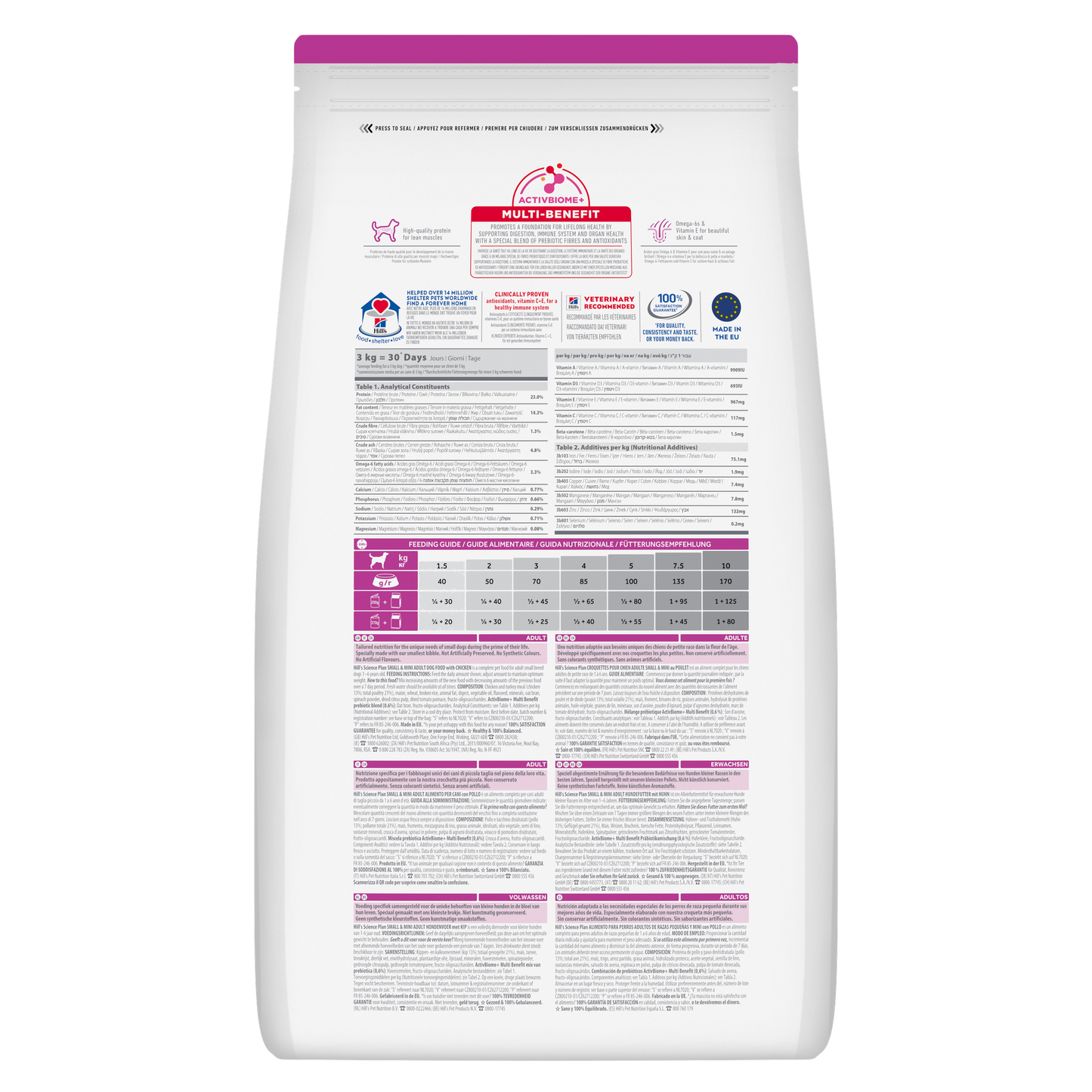 Hill's Science Plan Mini Adult Chicken 🐔 Small Breed Dry Dog Food