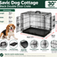 Savic | Dog Cottage | Black Double Door Cage Crate