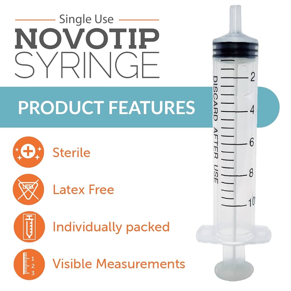 Medication & Supplement Measuring Syringe | NovoTip | 10ml