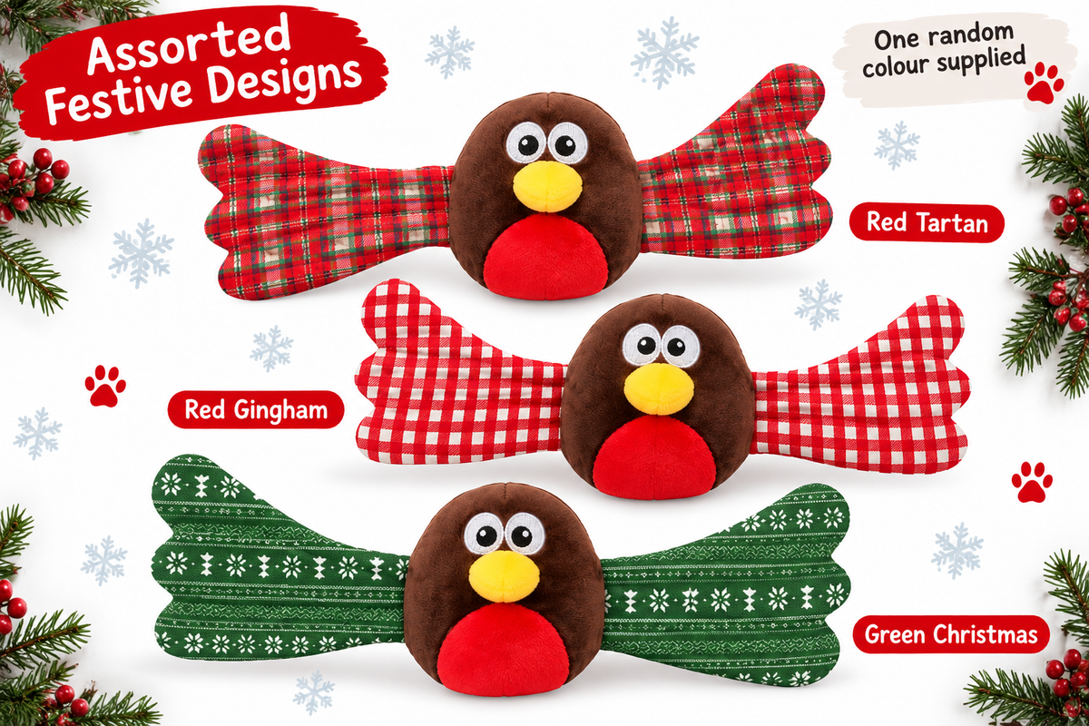 Festive Flappers 🎄 Christmas Dog Toy by James & Steel