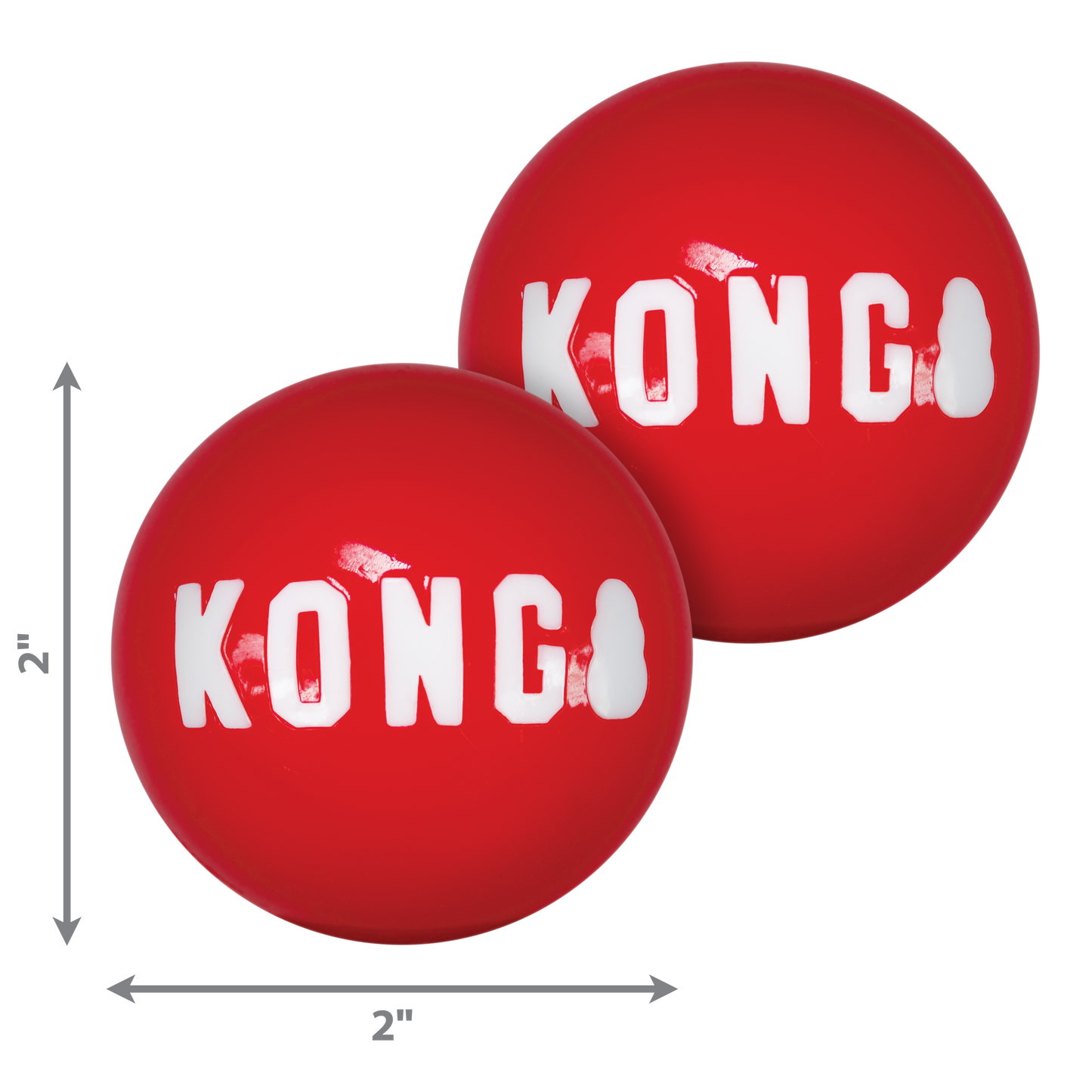 KONG Signature Ball – High‑Bounce, Durable Fetch Toy for Dogs (Small, Medium, Large)