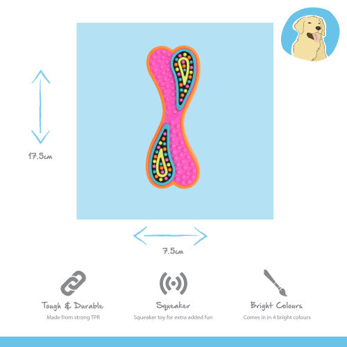 Groovers TPR Bone | Tough Dog Toy