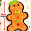 Gingerbread Tough 🍬Christmas Dog Toy by Happy Pet