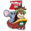 Two Christmas-themed plush toys, an elephant and a reindeer, in a decorative box with KONG branding.