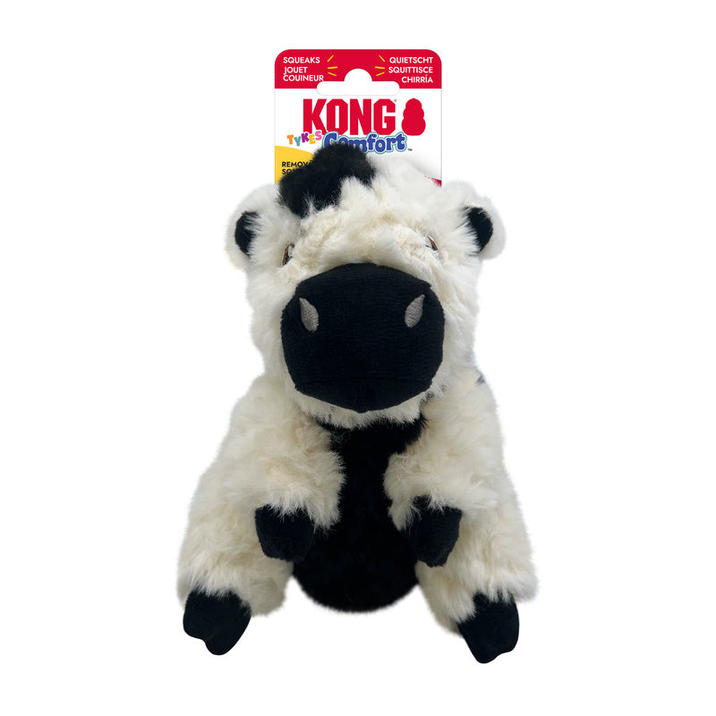 KONG Comfort Tykes Gosling, Cow & Goat Designs Available | Soft Toy for Small Dogs
