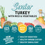 Naturo Senior Turkey with Rice & Vegetables 🦃 Gluten Free Wet Dog Food Tray - 400g