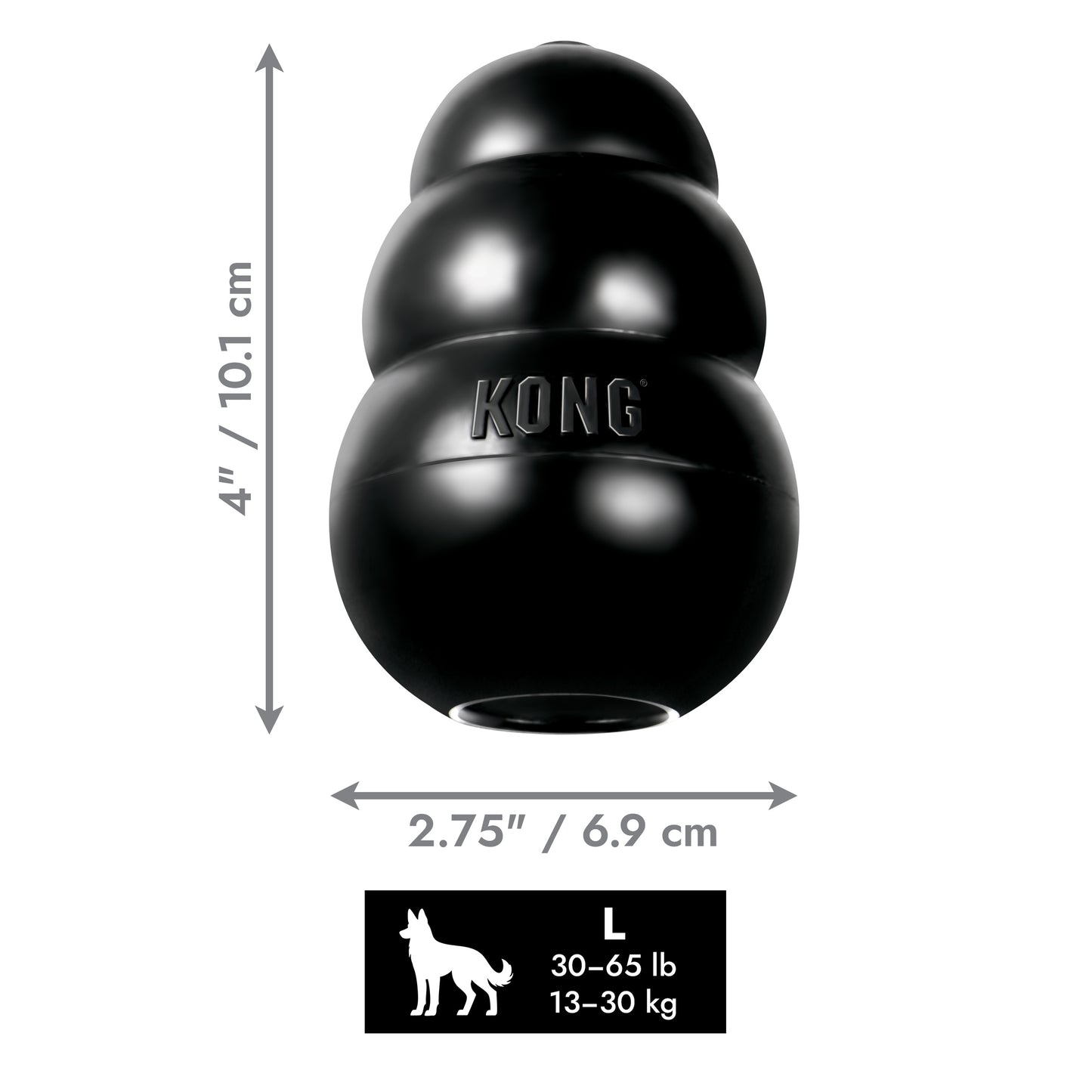 KONG Extreme Rubber Dog Toy | Heavy Duty Chew