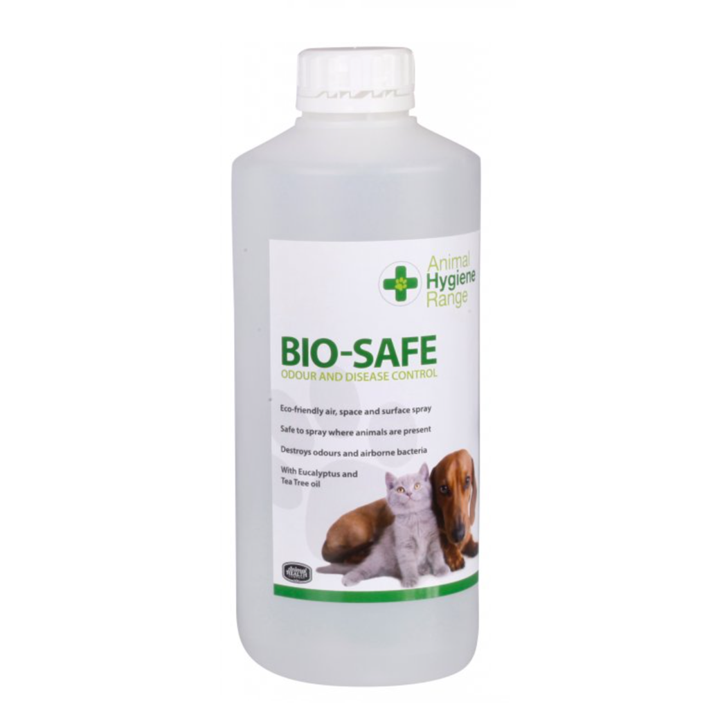 Bio Safe | Eco Friendly & Pet Safe Disinfectant & Odour Eliminating Cleaner with Essential Oils by Animal Hygiene Range