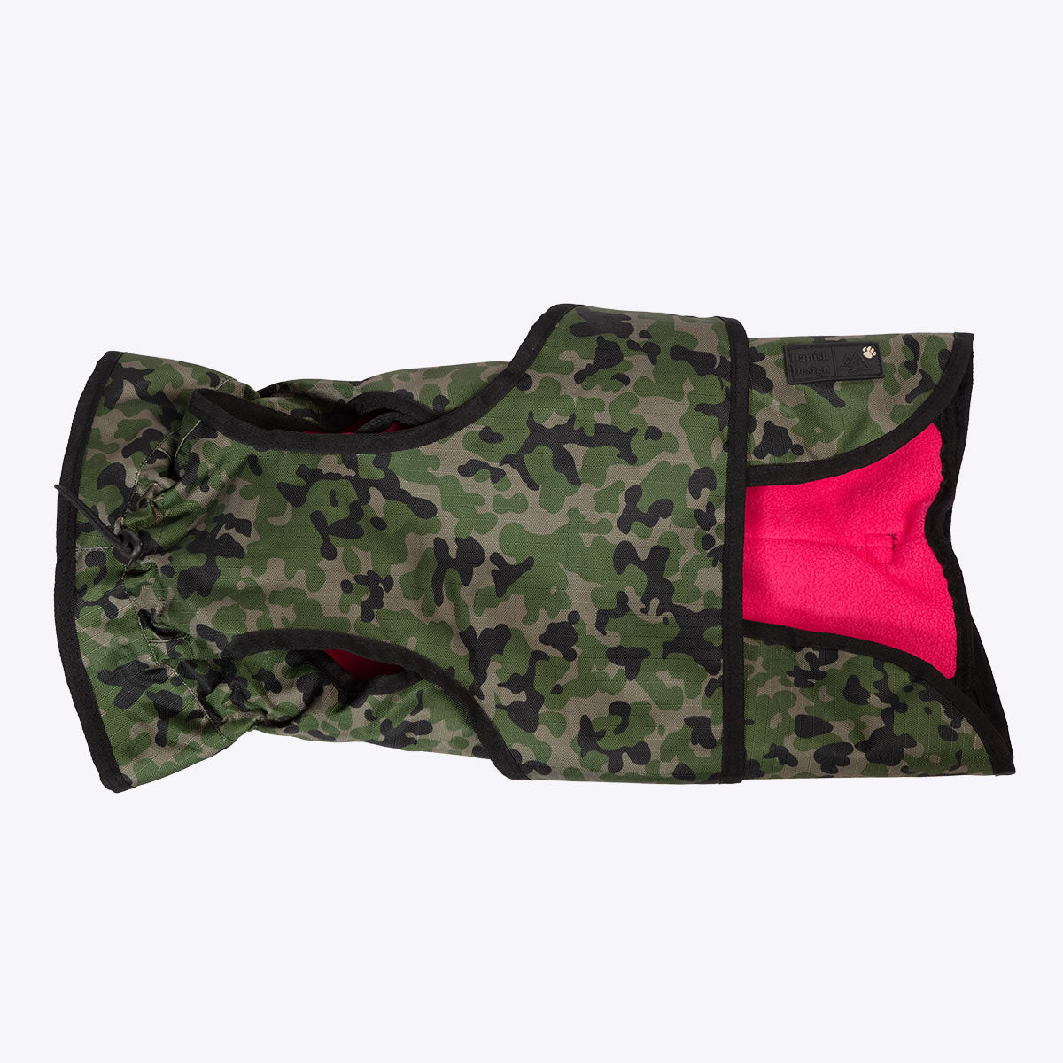 Danish Design 3-in-1 Dog Coat - Camo Pink | Versatile All Weather Protection for Every Season