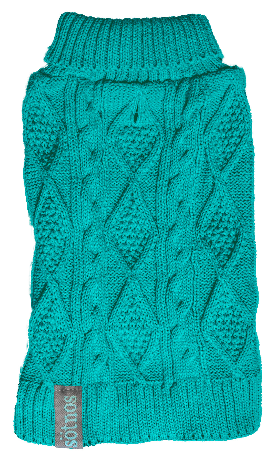 Stnos Aqua Cable Knit Sweater | Dog Jumper