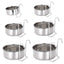 Classic | Dog & Cat Cage Bowl | Stainless Steel Hook-On Coop Cup for Crates & Travel