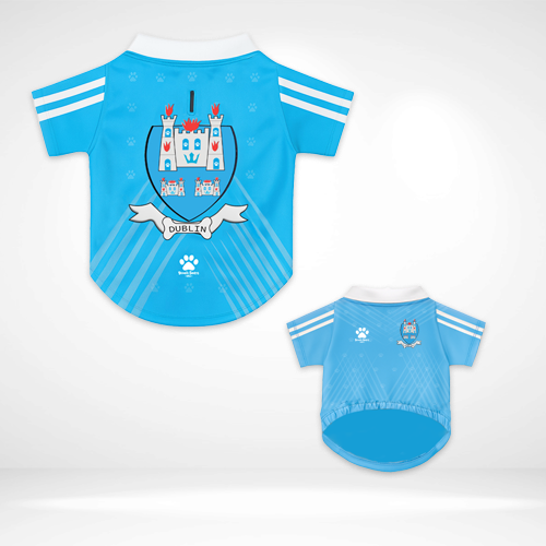 Dublin GAA Dog Jersey County Football Shirt for Dogs