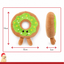Festive Green Donut 🍩 Plush Christmas Dog Toy by Happy Pet