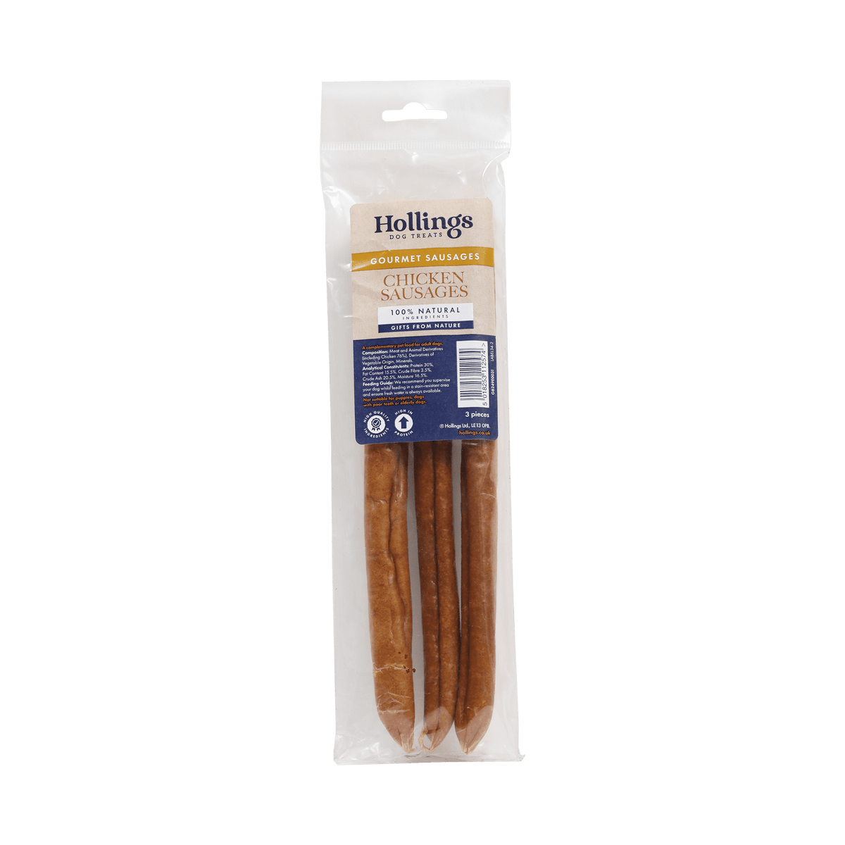 Hollings Chicken Sausages for Dogs 🐔 Natural Treats