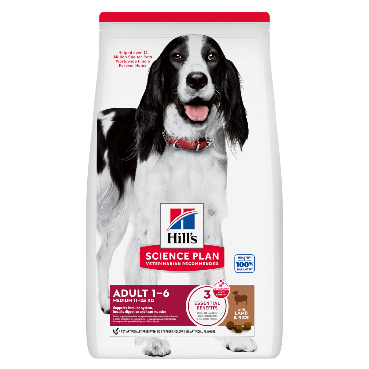Hill's Science Plan Adult Lamb Medium Breed Dry Dog Food