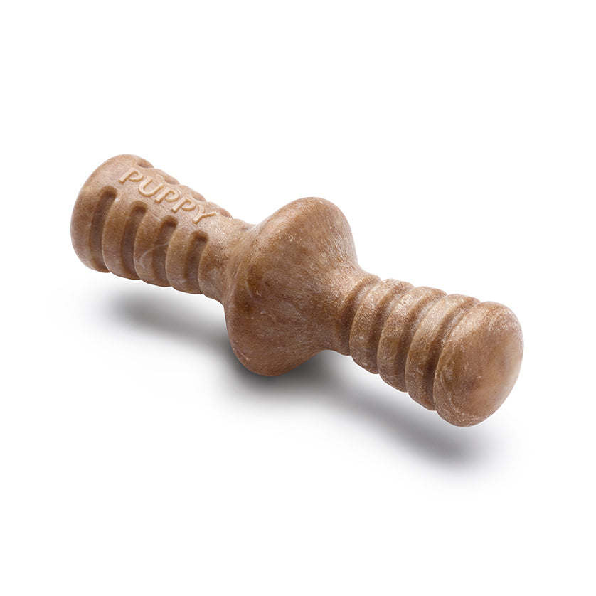 Benebone Puppy Bacon Infused Stick & Zaggler Duo | Durable Dog Chew Toys