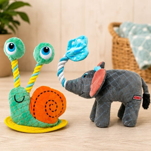 KONG Bendeez Dog Toy Large | Elephant or Snail