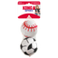 Kong Sport dog toy in a mesh bag with packaging on a white background
