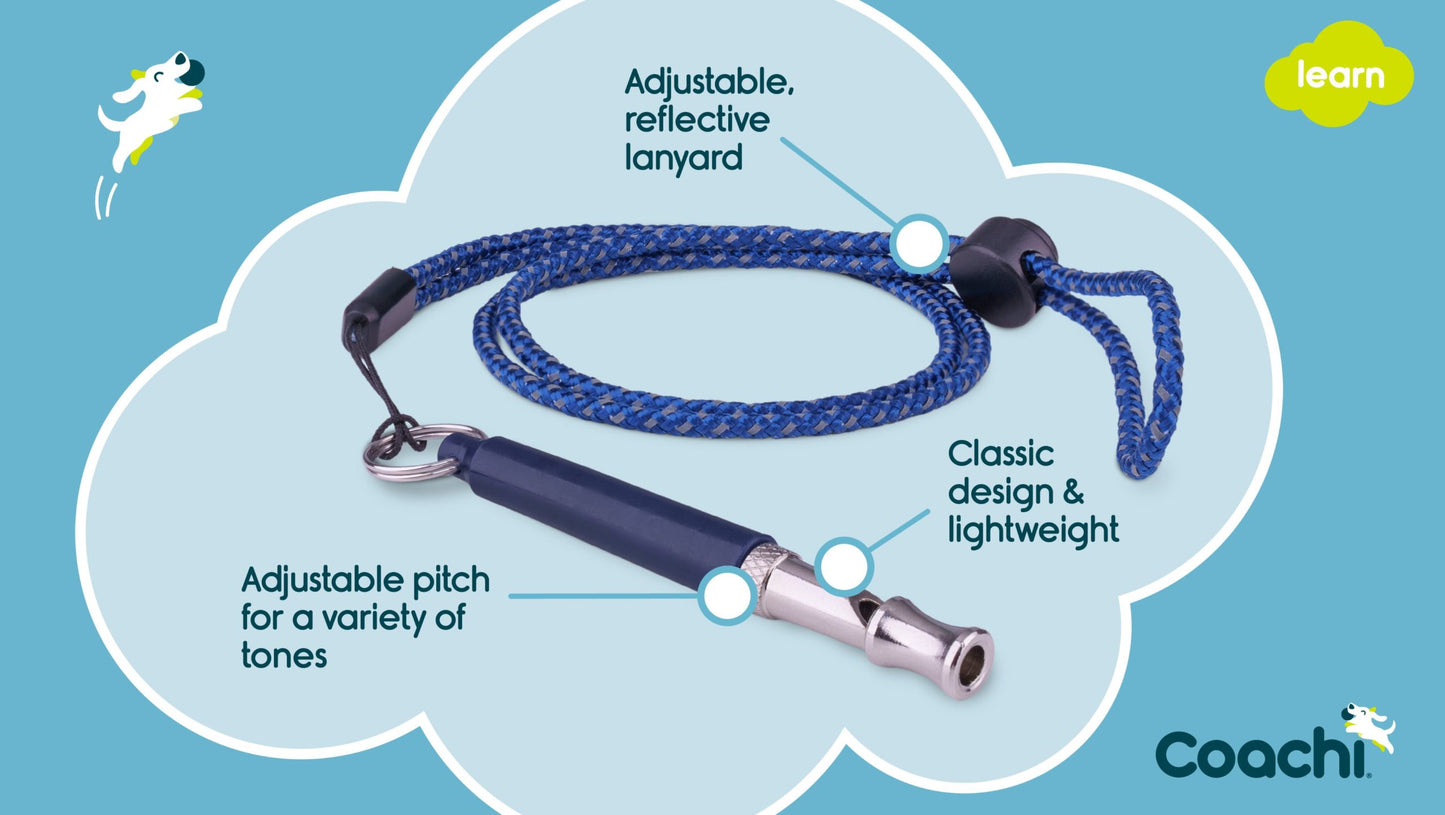 Coachi | Professional Dog Training Whistle for Recall & Distance Control